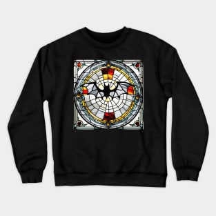 Classic Bat Stained Glass Crewneck Sweatshirt